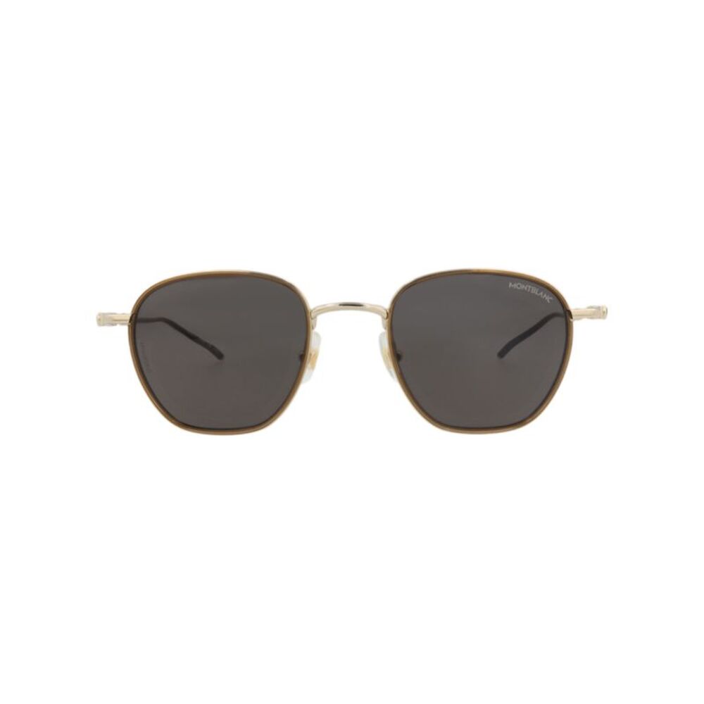 Montblanc Square-Frame Acetate Sunglasses Brown Mens